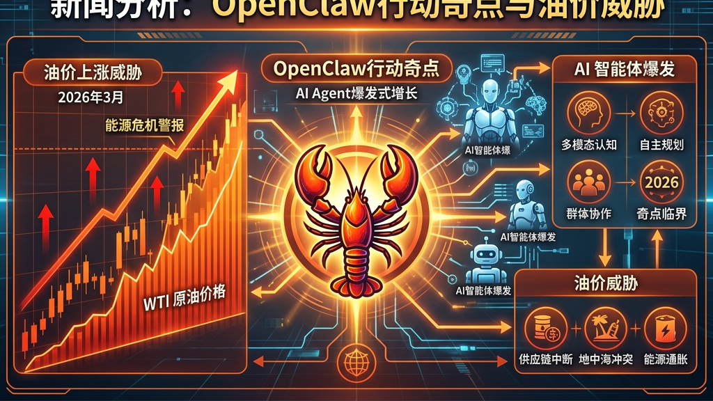 2026-03-08-2：OpenClaw引爆行动奇点与油价150美元威胁 封面