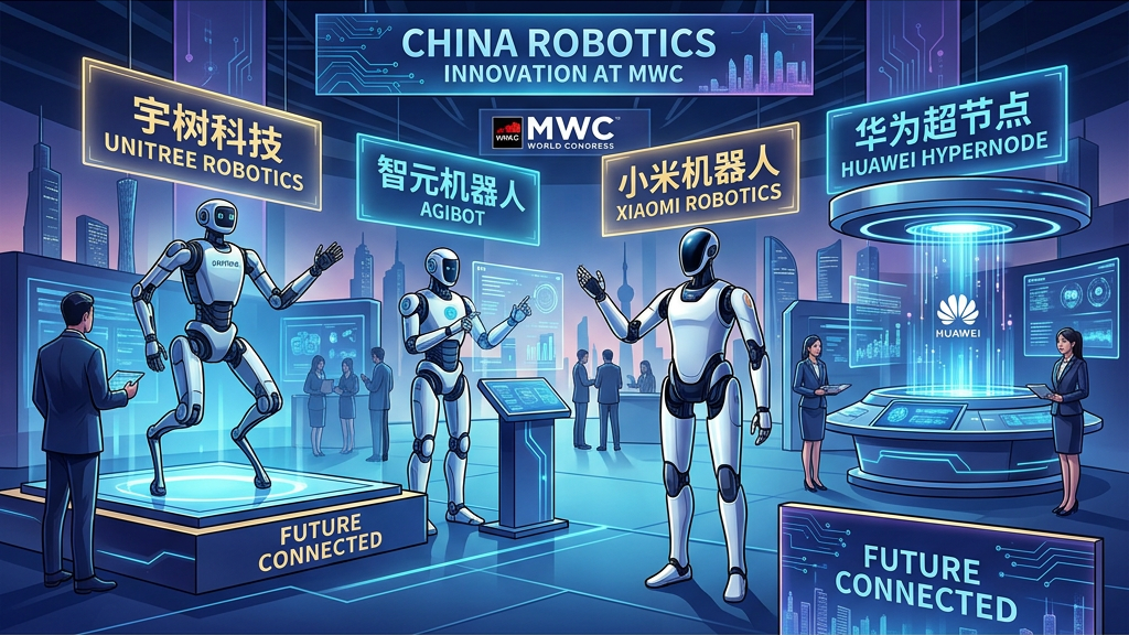 中国机器人产业MWC亮相